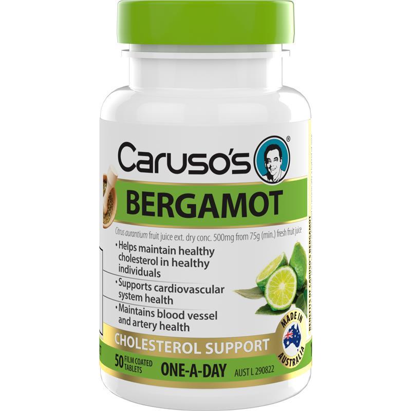 Carusos One a Day Bergamot 50 Tablets chính hãng Úc