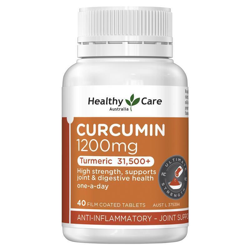 Healthy Care Curcumin 1200mg 40 Tablets chính hãng Úc
