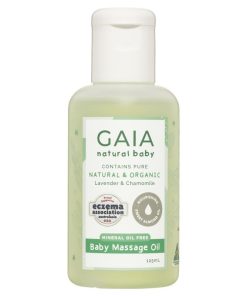 Gaia Natural Baby Massage Oil 125mL chính hãng Úc