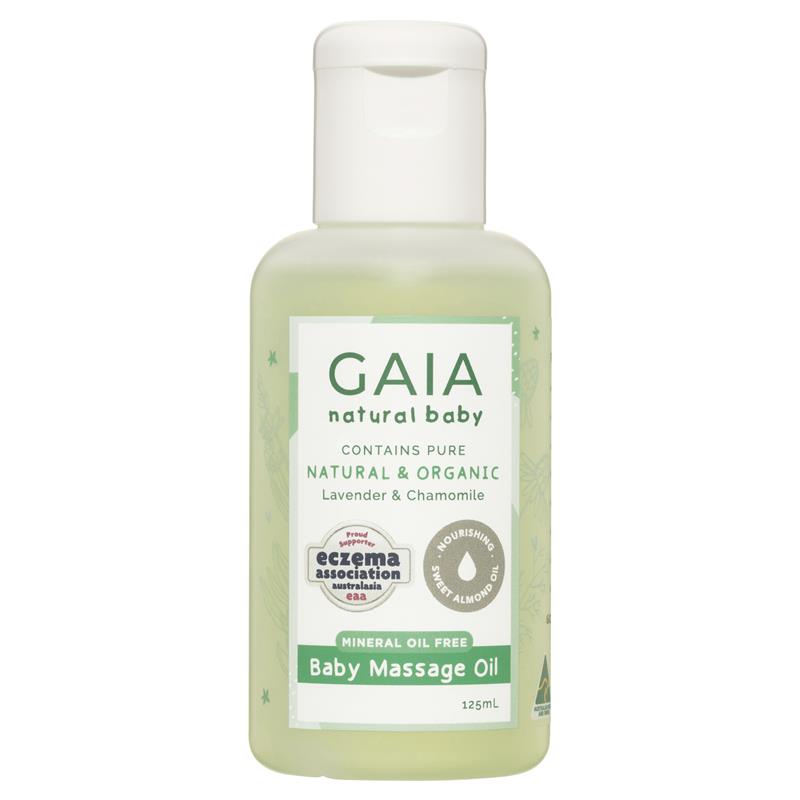 Gaia Natural Baby Massage Oil 125mL chính hãng Úc