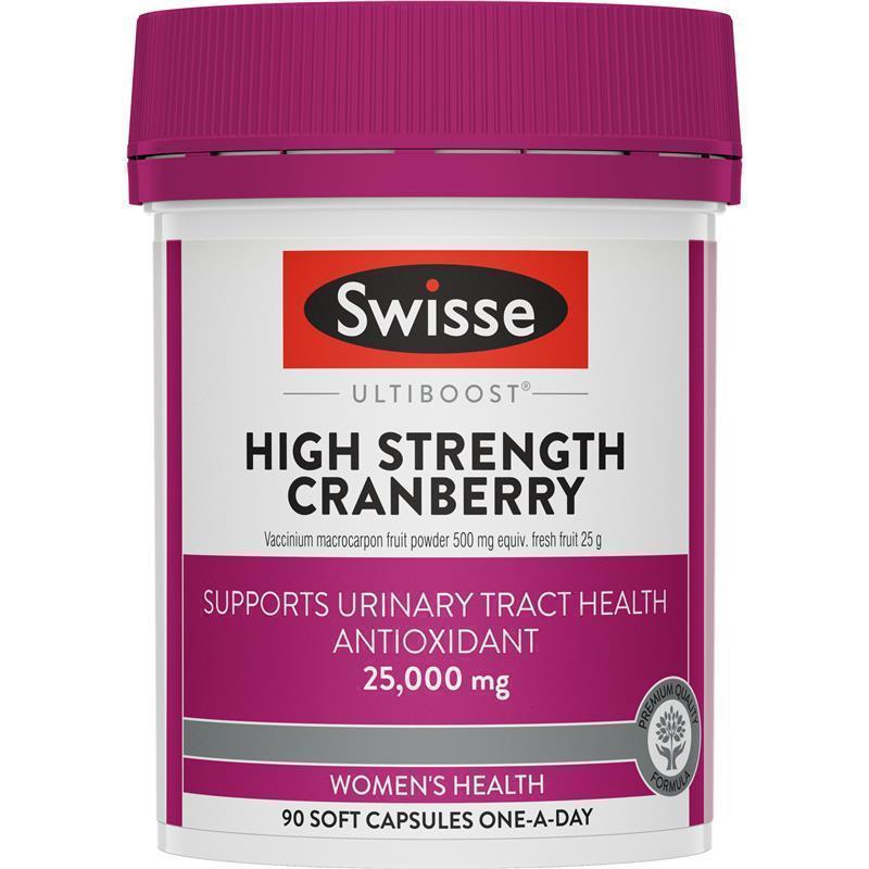 Swisse Cranberry 90 Capsules chính hãng Úc