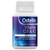 Ostelin Vitamin D3 & K2 120 Capsules Exclusive Size chính hãng Úc
