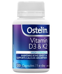 Ostelin Vitamin D3 & K2 120 Capsules Exclusive Size chính hãng Úc