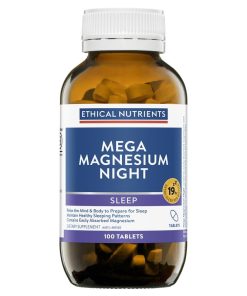 Ethical Nutrients Mega Magnesium Night 100 Tablets Exclusive Size chính hãng Úc