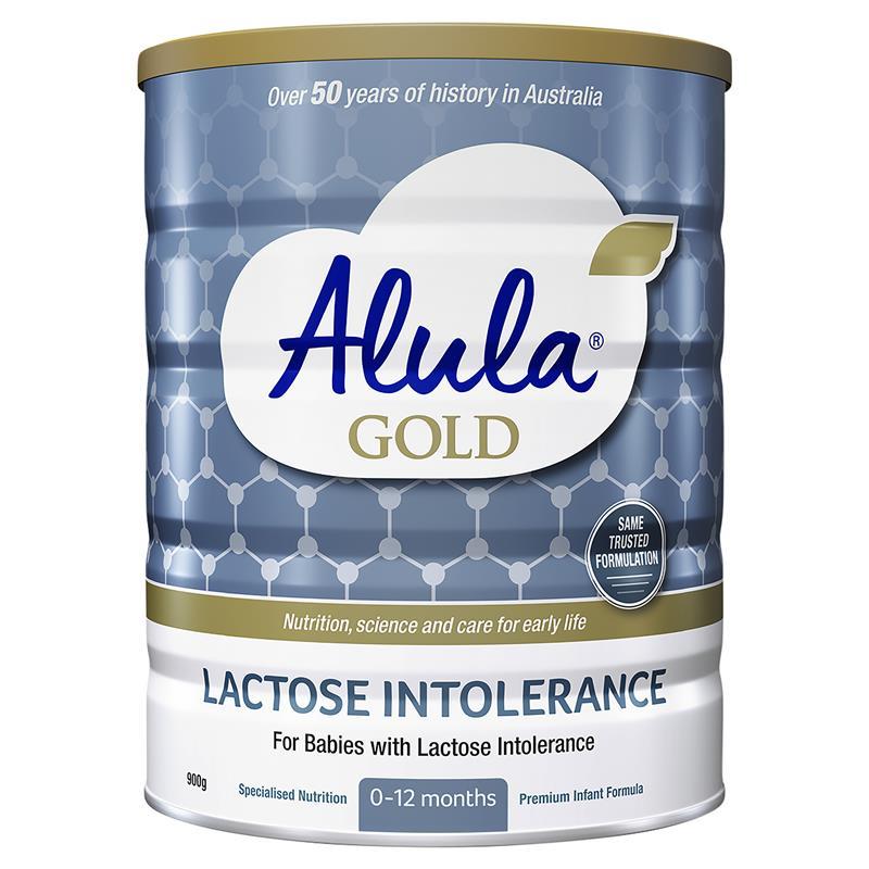 Alula Gold Lactose Intolerance Infant Formula 0-12 Months 900g chính hãng Úc