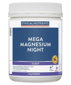 Ethical Nutrients Mega Magnesium Night Powder 272g chính hãng Úc