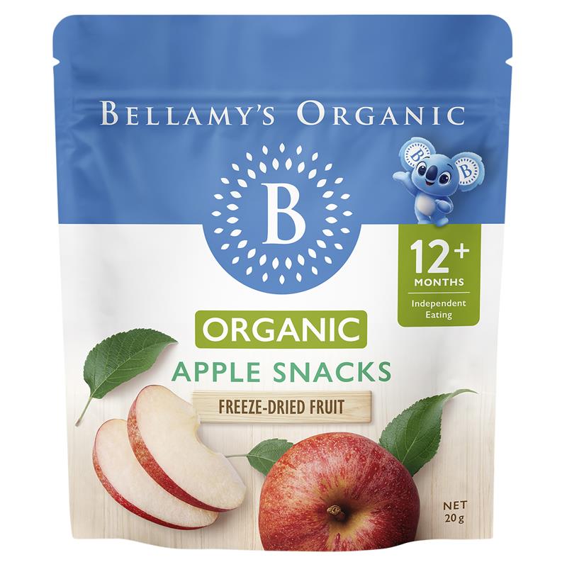 Bellamy's Organic Apple Snacks 20g chính hãng Úc