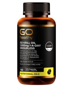 GO Healthy Krill Oil 1500mg 60 Capsules chính hãng Úc