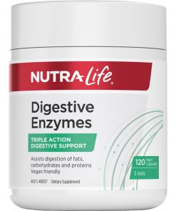 Nutra-Life Digestive Enzymes 120 Capsules chính hãng Úc