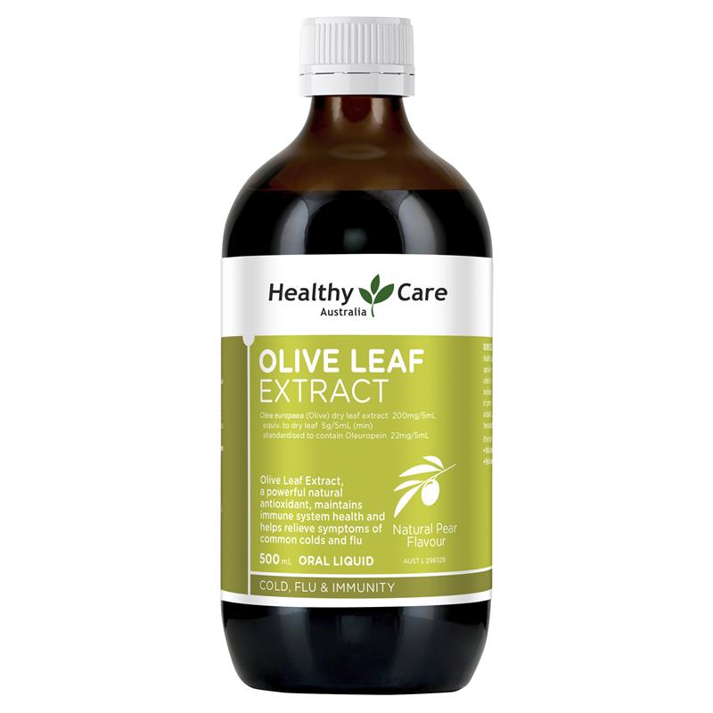 Healthy Care Olive Leaf Extract 500mL chính hãng Úc