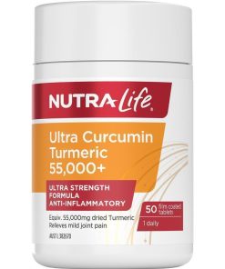 Nutra-Life Ultra Curcumin Turmeric 55000+ 50 Tablets chính hãng Úc