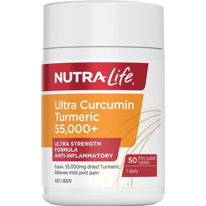 Nutra-Life Ultra Curcumin Turmeric 55000+ 50 Tablets chính hãng Úc