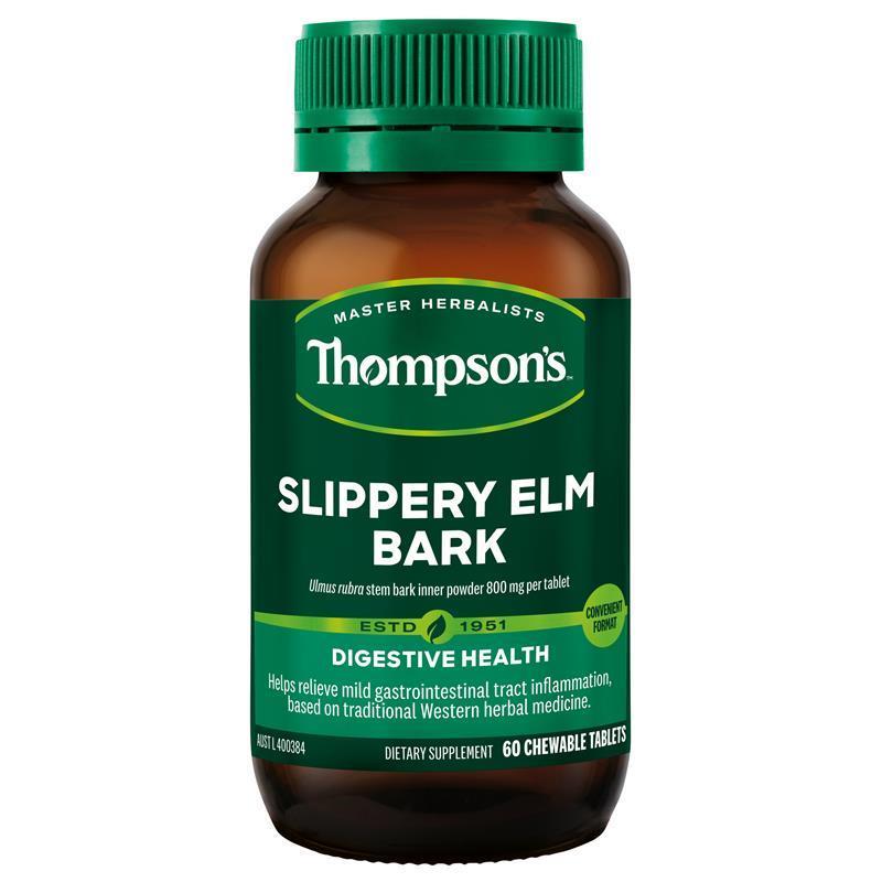 Thompson's Slippery Elm Bark 800mg 60 Tablets chính hãng Úc