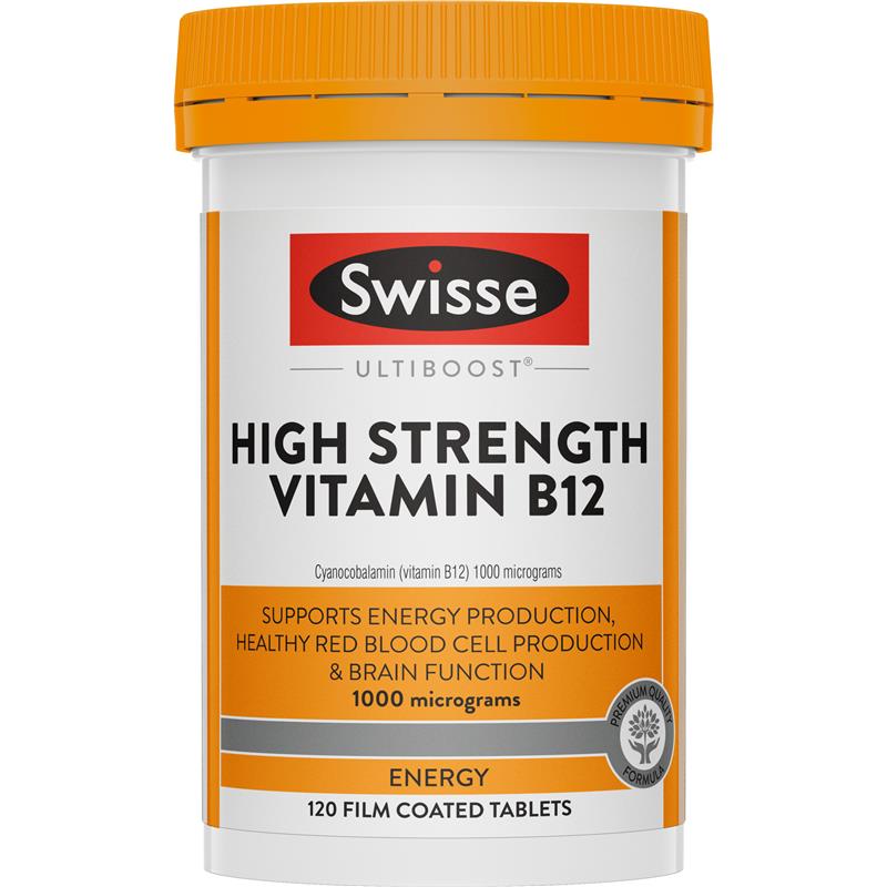 Swisse Vitamin B12 120 Tablets chính hãng Úc