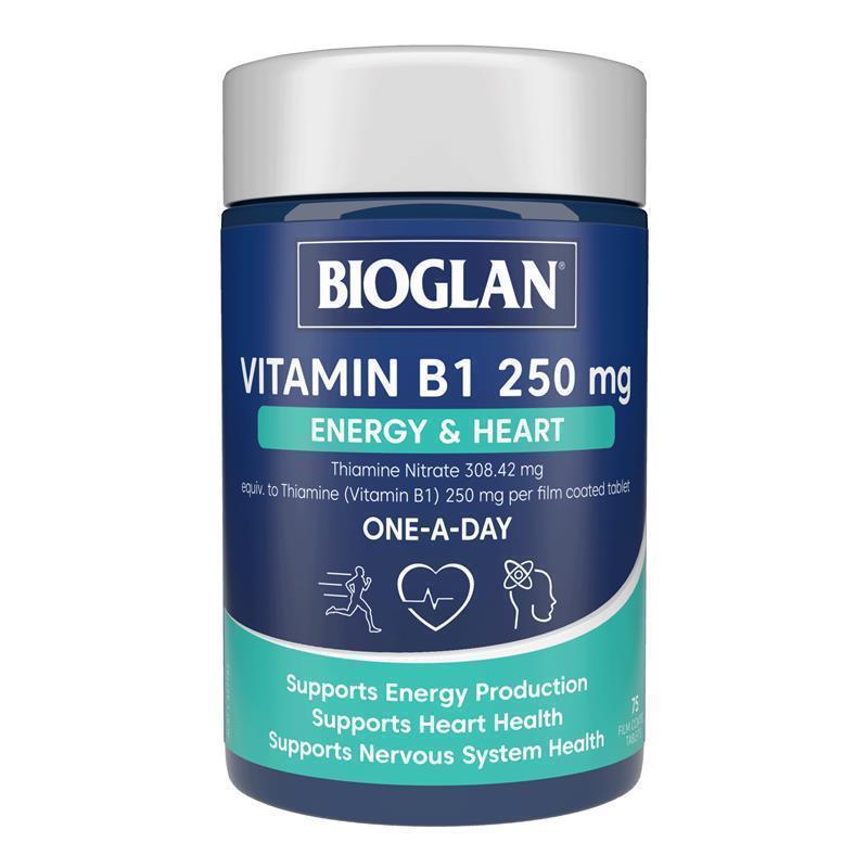 Bioglan Vitamin B1 250mg 75 Tablets chính hãng Úc
