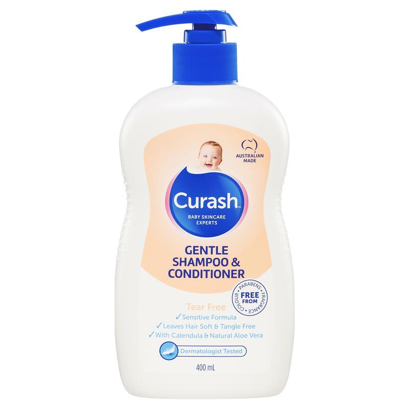 Curash Gentle Shampoo & Conditioner 400ml chính hãng Úc