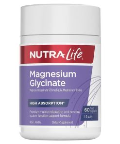 Nutra-Life Magnesium Glycinate 60 Capsules chính hãng Úc