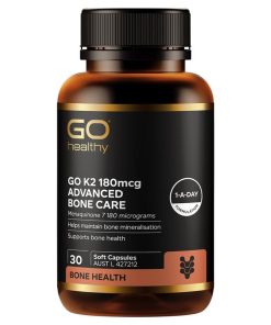 Go Healthy K2 180mcg Advanced Bone Care 30 Soft Capsules chính hãng Úc