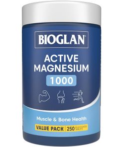 Bioglan Active Magnesium 250 Tablets Exclusive Size chính hãng Úc