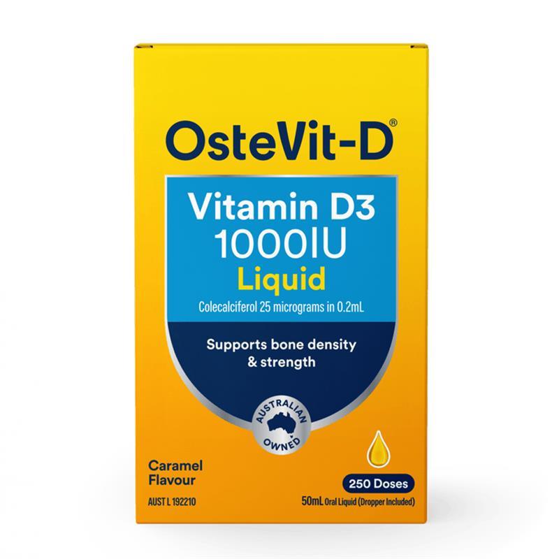 OsteVit-D Vitamin D3 Liquid 50ml chính hãng Úc