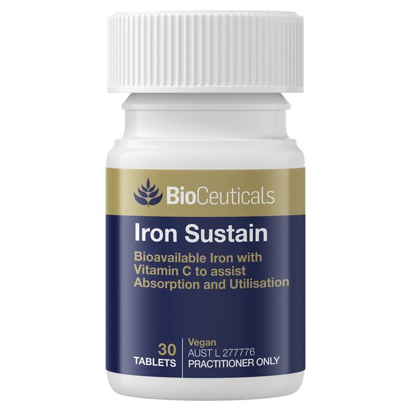 BioCeuticals Iron Sustain 30 Tablets chính hãng Úc