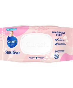 Curash Baby Sensitive Wipes 80 Pack chính hãng Úc
