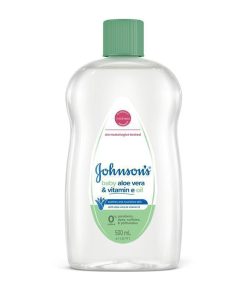 Johnson's Baby Oil with Aloe Vera & Vitamin E 500mL chính hãng Úc