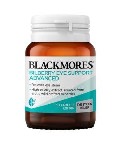 Blackmores Bilberry Eye Support Advanced 30 Tablets chính hãng Úc