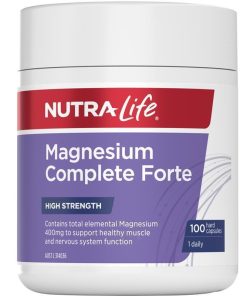 Nutra-Life Magnesium Complete Forte 100 Capsules chính hãng Úc