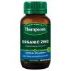 Thompson's Organic Zinc 180 Tablets chính hãng Úc