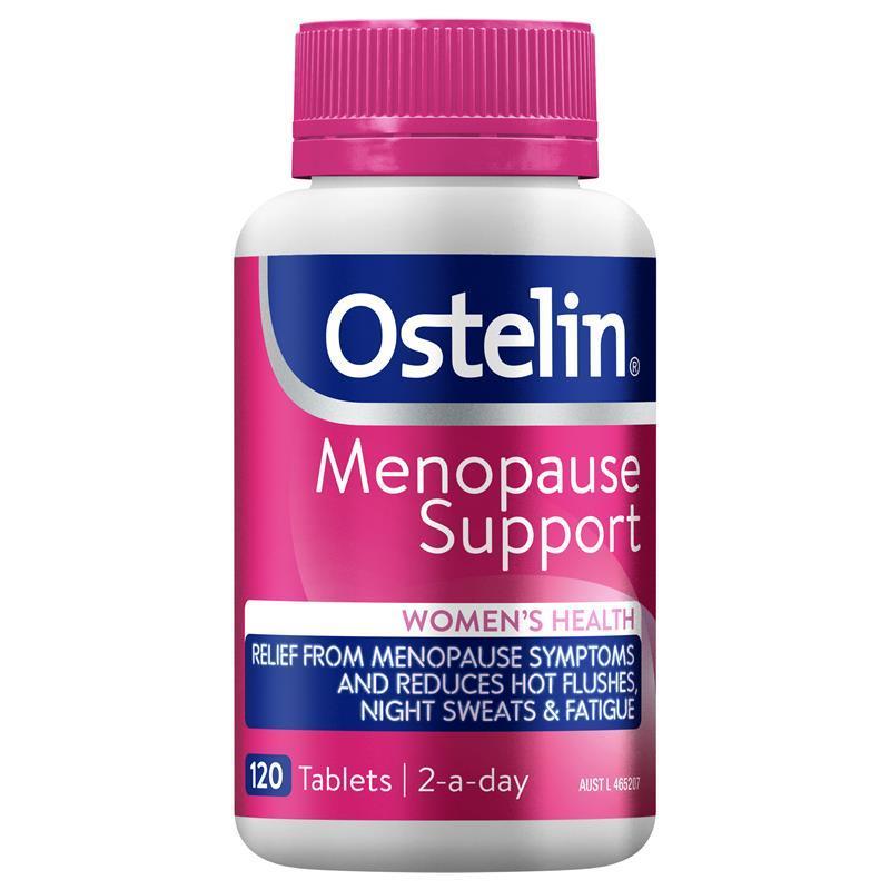 Ostelin Menopause Support 120 Tablets Exclusive Size chính hãng Úc