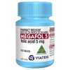 Megafol 5mg Folic Acid Tablets 100 chính hãng Úc