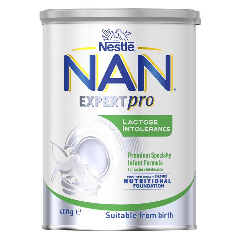 Nestle NAN ExpertPro LR Lactose Intolerance From Birth 400g chính hãng Úc