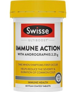 Swisse Immune Action 60 Tablets chính hãng Úc