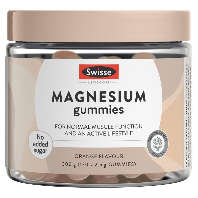 Swisse Ultiboost Magnesium Gummies 120 Pack chính hãng Úc