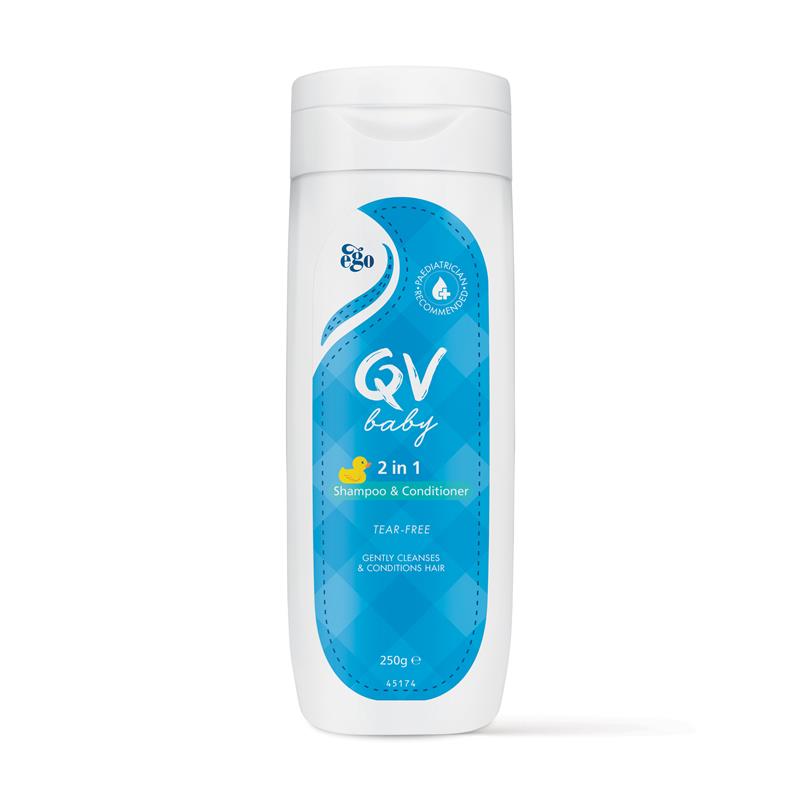 Ego QV Baby 2in1 Shampoo & Conditioner 250g chính hãng Úc