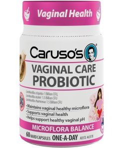 Carusos Probiotic Vaginal Care 60 Capsules chính hãng Úc