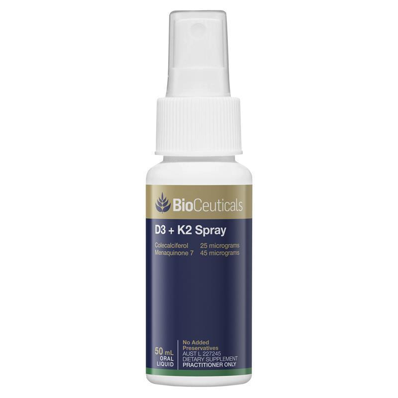 BioCeuticals D3 + K2 Spray 50mL chính hãng Úc