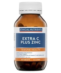 Ethical Nutrients Extra C Plus Zinc 60 Tablets chính hãng Úc