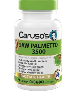 Carusos One a Day Saw Palmetto 50 Capsules chính hãng Úc