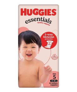 Huggies Essentials Size 5 13-18kg 44 Nappies chính hãng Úc