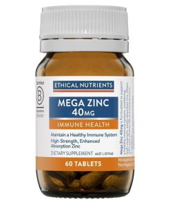 Ethical Nutrients Mega Zinc 40mg 60 Tablets chính hãng Úc