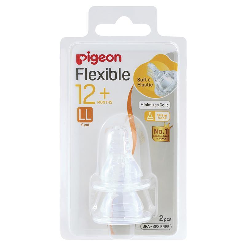 Pigeon Flexible Teat LL 2 Pack chính hãng Úc