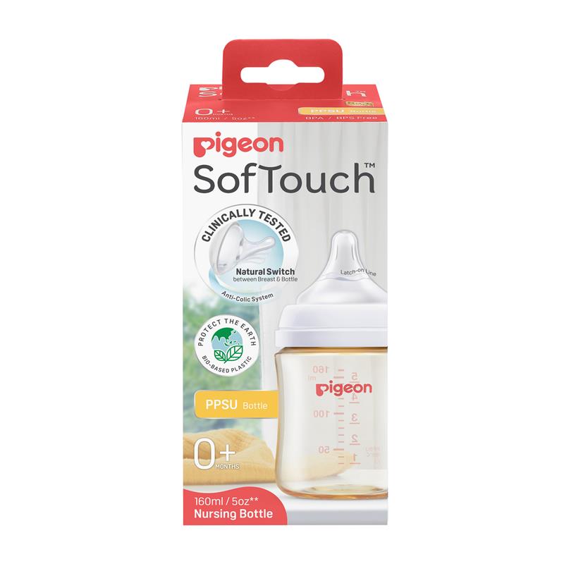 Pigeon SofTouch Bottle PPSU 160ml chính hãng Úc