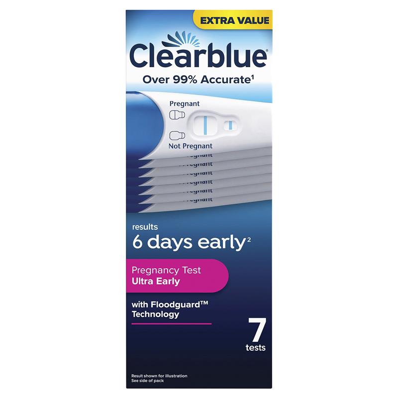 Clearblue Early Detection Pregnancy 7 Pack chính hãng Úc