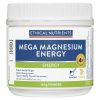 Ethical Nutrients Mega Magnesium Energy 140g Powder chính hãng Úc