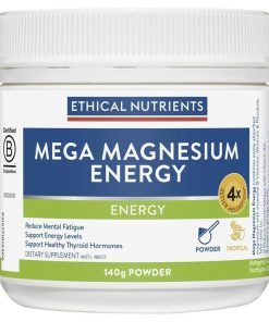 Ethical Nutrients Mega Magnesium Energy 140g Powder chính hãng Úc