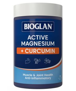 Bioglan Magnesium + Curcumin 120 Tablets chính hãng Úc