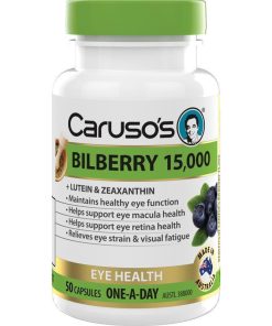 Carusos One a Day Bilberry 50 Capsules chính hãng Úc