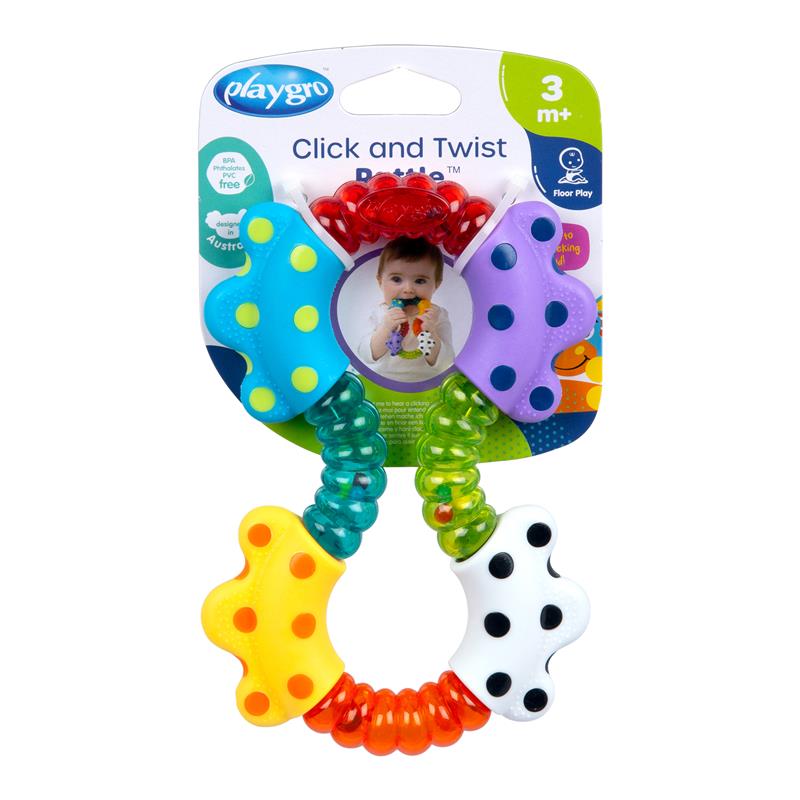 Playgro Click and Twist Rattle chính hãng Úc